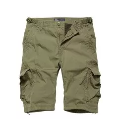 Kraťasy Vintage Industries Terrance olive