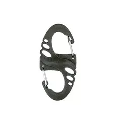 Karabina ve tvaru písmene S 4,9 cm olive 10 ks