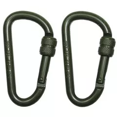 Karabina s pojistkou 8 x 80mm olive (2ks)