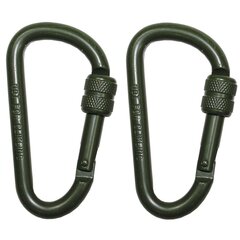 Karabina s pojistkou 8 x 80mm olive (2ks)