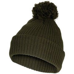 Čepice s bambulí pletená Bobble Hat olive drab