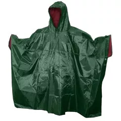 Pončo do deště olive
