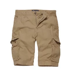 Kraťasy Vintage Industries Rowing dark khaki