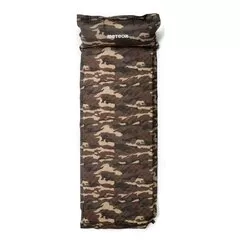 Samo-nafukovací karimatka s polštářem 188cm camo