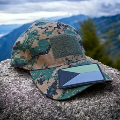 Kšiltovka R/S Tactical + Nášivka Patch ČR Vlajka digital woodland