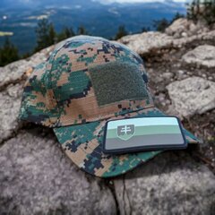 Kšiltovka R/S Tactical + Nášivka Patch SVK Vlajka digital woodland