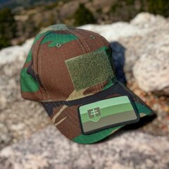 Kšiltovka R/S Tactical + Nášivka Patch SVK Vlajka woodland