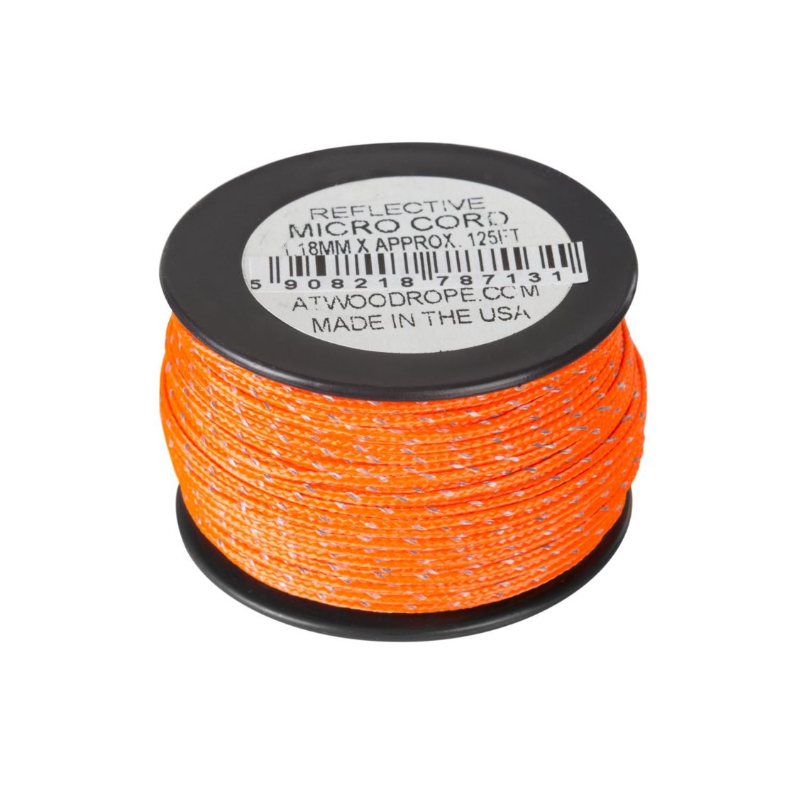 Micro cord 1.18mm Atwood 125ft neon orange (reflexní)